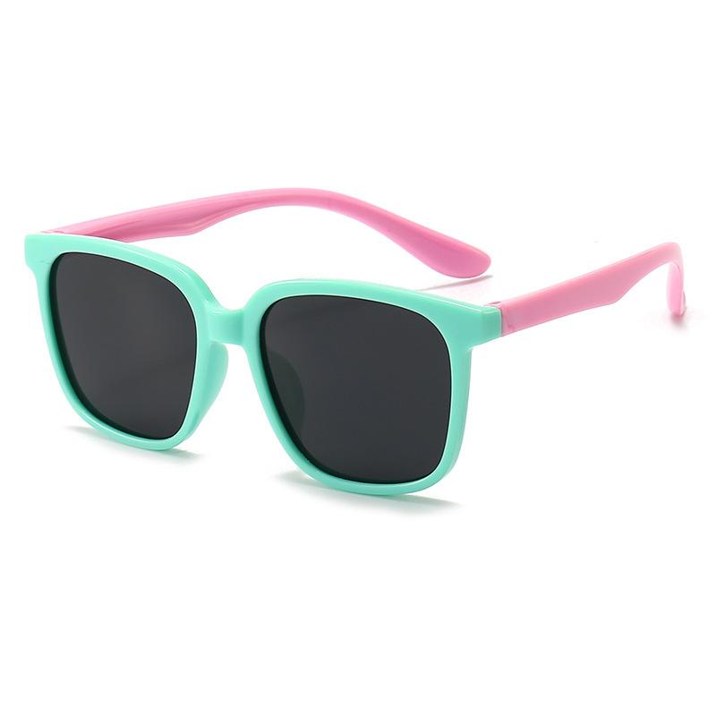 Polarized Children'S Sunglasses, Silicone Polarized Anti-Uv400 Sunglasses, Anti-Blue Flat Glasses, Men'S And Women'S Fashion Trends