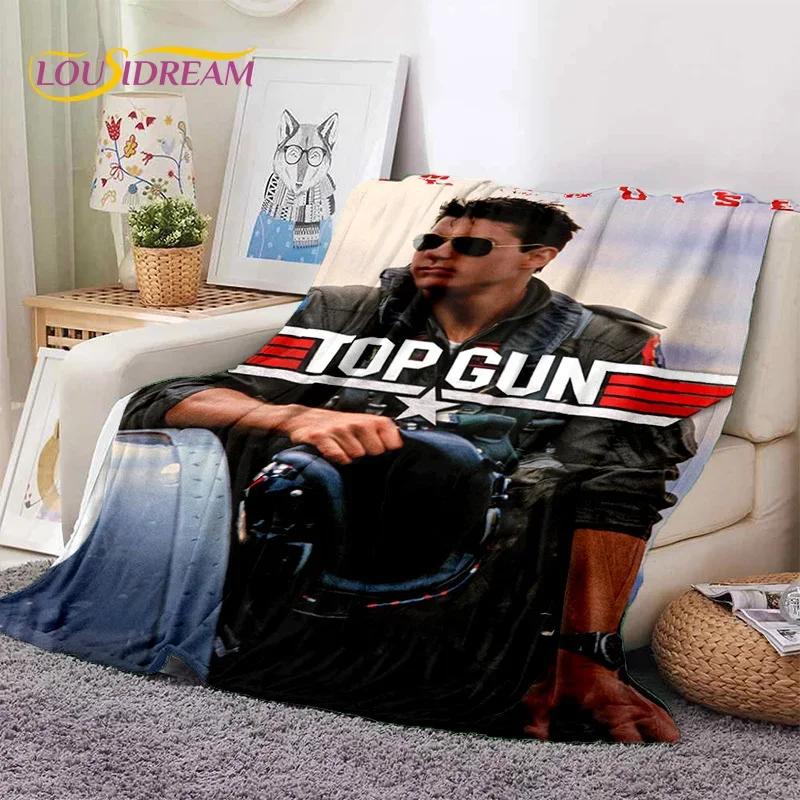 Top Gun Schild Tom Cruise Kampfjet Weiche Flanelldecken, Überwurfdecke Bequeme Decke für Picknick Betten Sofa Haus Schlafzimmer Geschenke