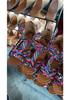 2024 Summer Ethnic Bohemian Plus Size Open Toe Buckle Strap Flat Sandals for Women