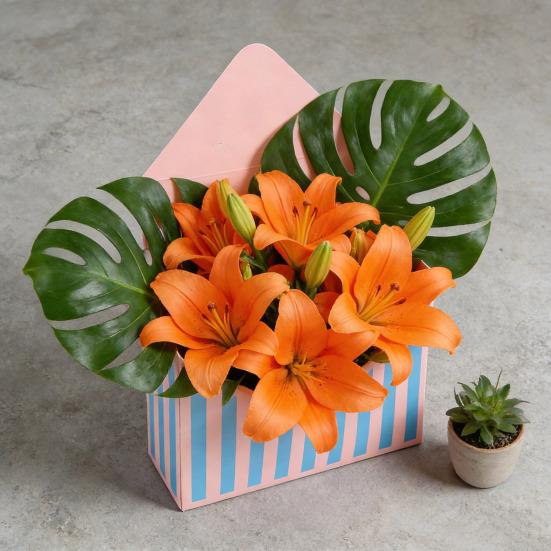 10 Pcs Valentine's Day Floral Envelope Boxes Empty Florist Bouquet Packaging Box Folding Paper Envelope Gift Box for Party Flower Wrapping Supplies