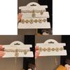 Vintage Geometric Zircon Pearl Bracelet With Luxurious French Court Style For Women