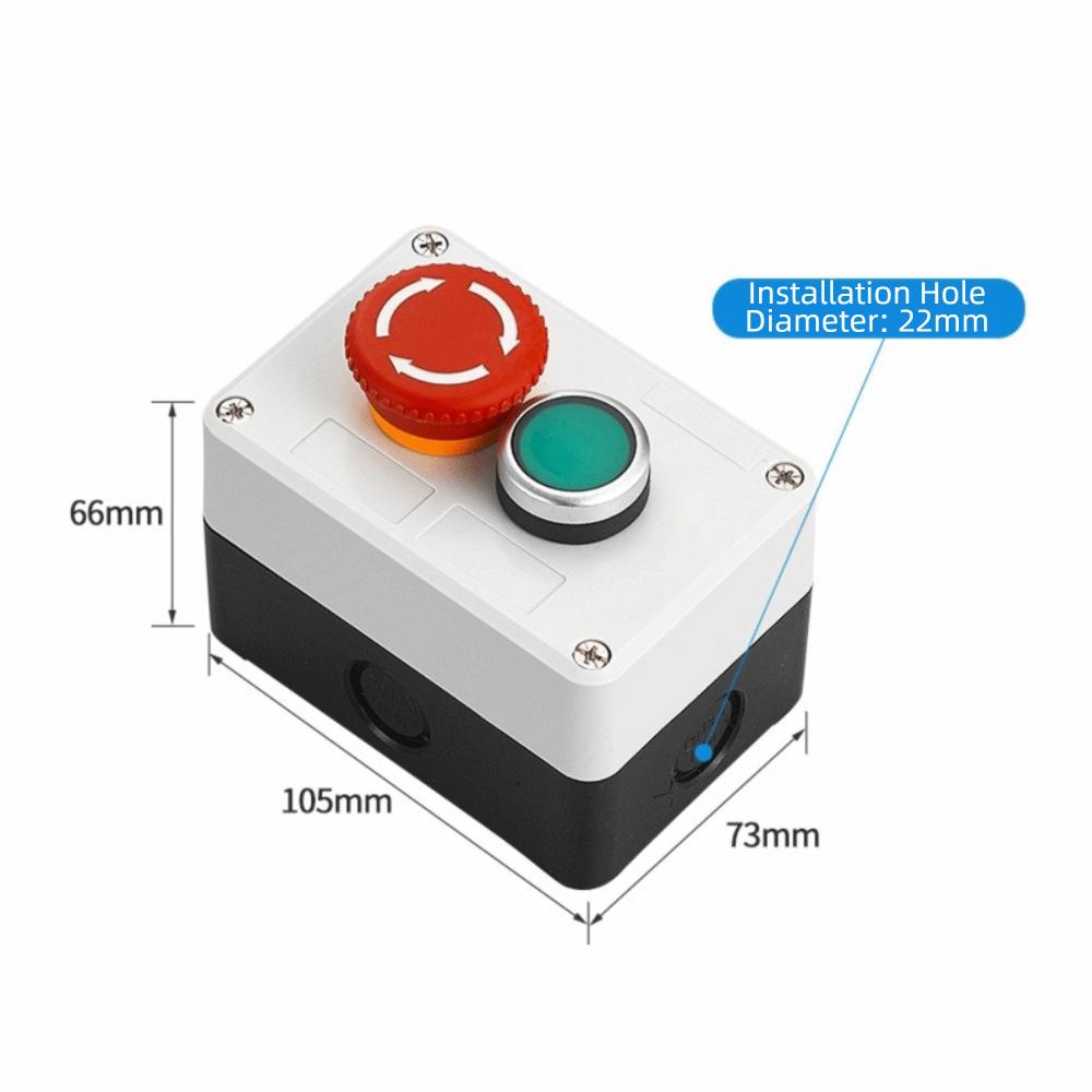 Self-resetting Function Emergency Stop Switch Box Hand-held Control Box Industrial Use