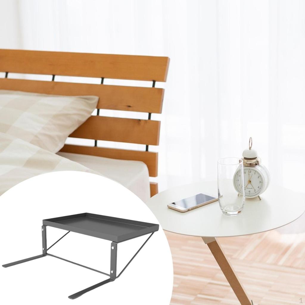 Bed Bedside Shelf Frame Clamp Detachable Easy Install Bracket Inserted into Mattress Table