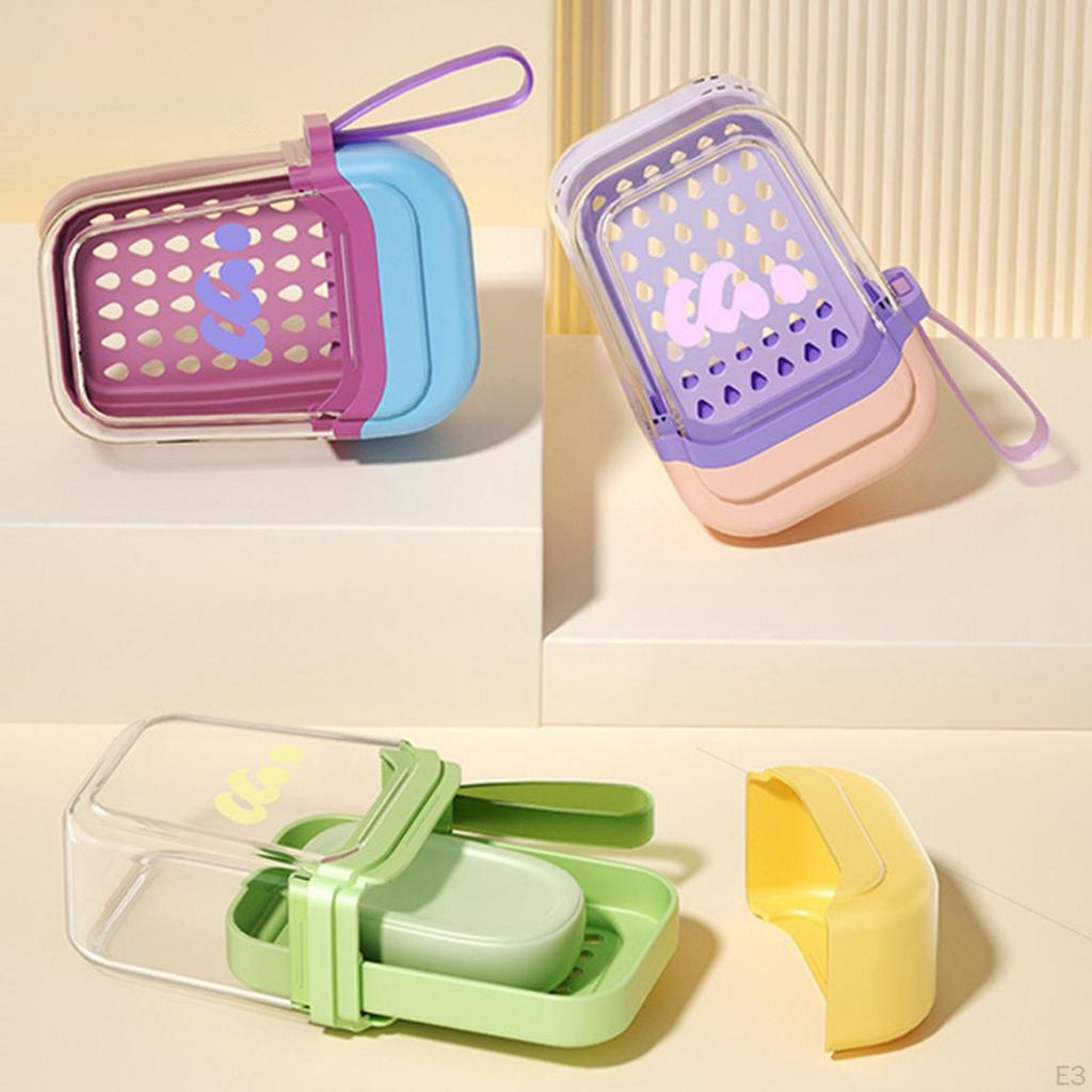 Travel Soap Box Outdoor Container Soaps Storage for Shower Hiking Portable Holder Bathroom
