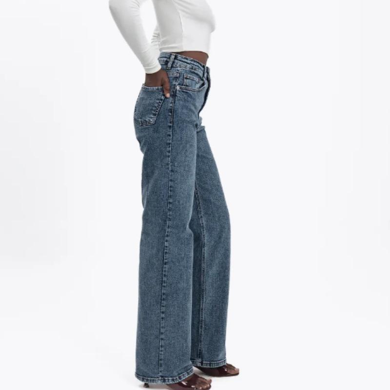 

Women s Cross-Border Hot-Selling Jeans Size 29 синьо сірого кольору