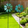 Sunflower Windmill Garden Stake Ornaments Outdoor Metal Wind Spinner Garden Patio Decoration for Garden Yard Patio Decor
