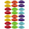 F26C 24 Part Insect Feeding Dish Set for Arthropods Not Slip Base Thin Plastic Substance