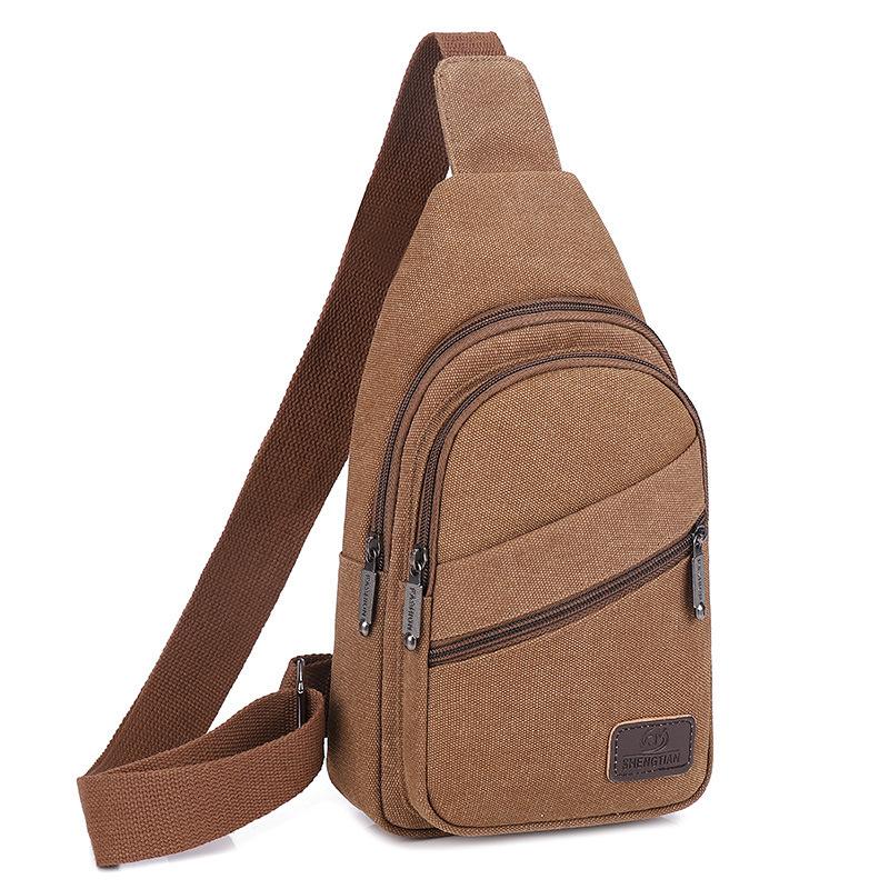 Unisex Chest Bag Simple Storage Bag Lightweight Travel Small Backpack Crossbody Bag Fashion Casual Single Should Bags