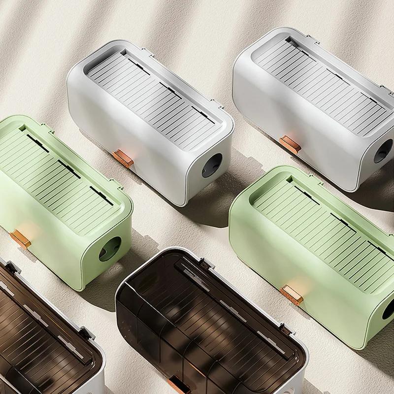 Desktop Cable Storage Box Power Line Storage Case Dustproof Waterproof Charger Socket Organizer Wire Case Cable Winder Organizer