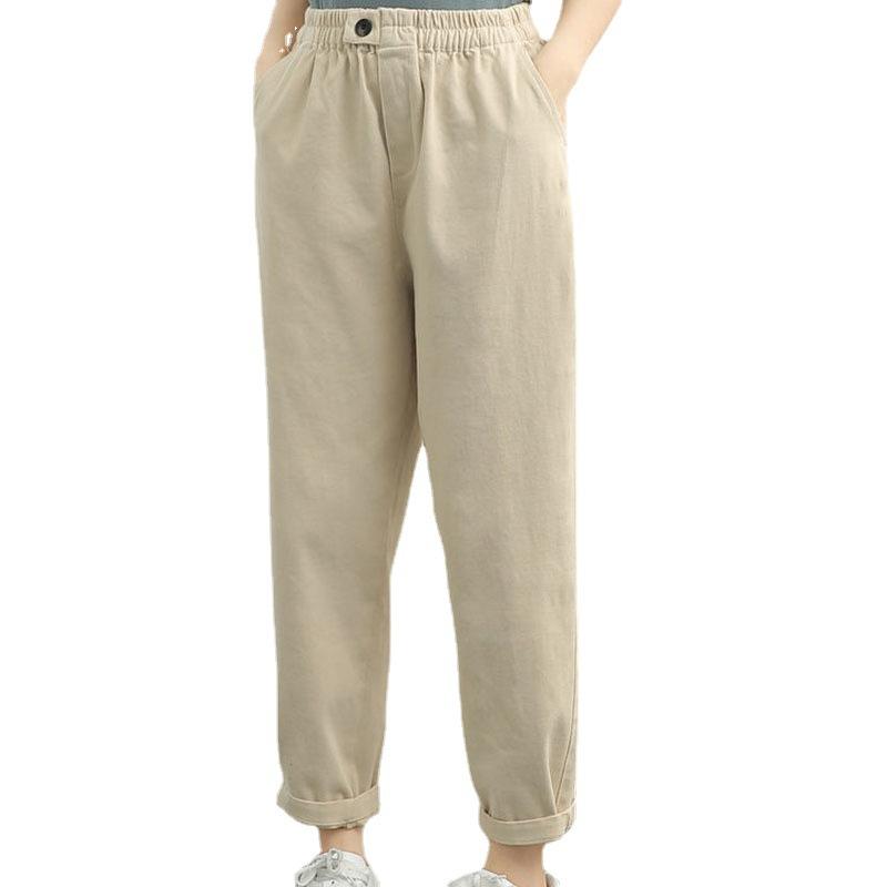 Wide-leg Pants In Summer New Draped Slim Radish Pants In Spring and Autumn Loose Large Size Button Casual Pants for Women
