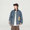 Spring Trendy Brand Loose Trend Tooling Top Jacket Versatile Denim Jacket Men'S Japanese Retro Original Style