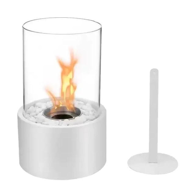 

Portable Stainless Steel Alcohol Camping Stove for Indoor & Outdoor Heating 18cm белый