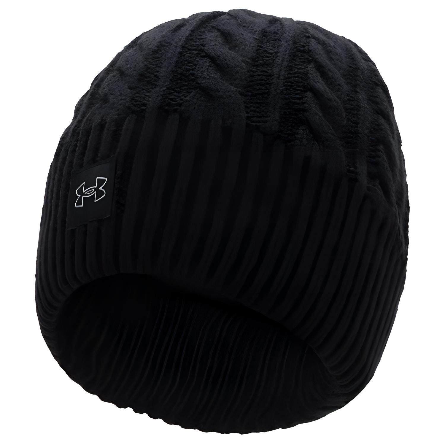 Under Armour Polyester Beanies Women s Black 1379995-001/XYY202412090/35781 OS