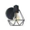 Retro Industrial Dimmable Iron Cage Wall Sconce