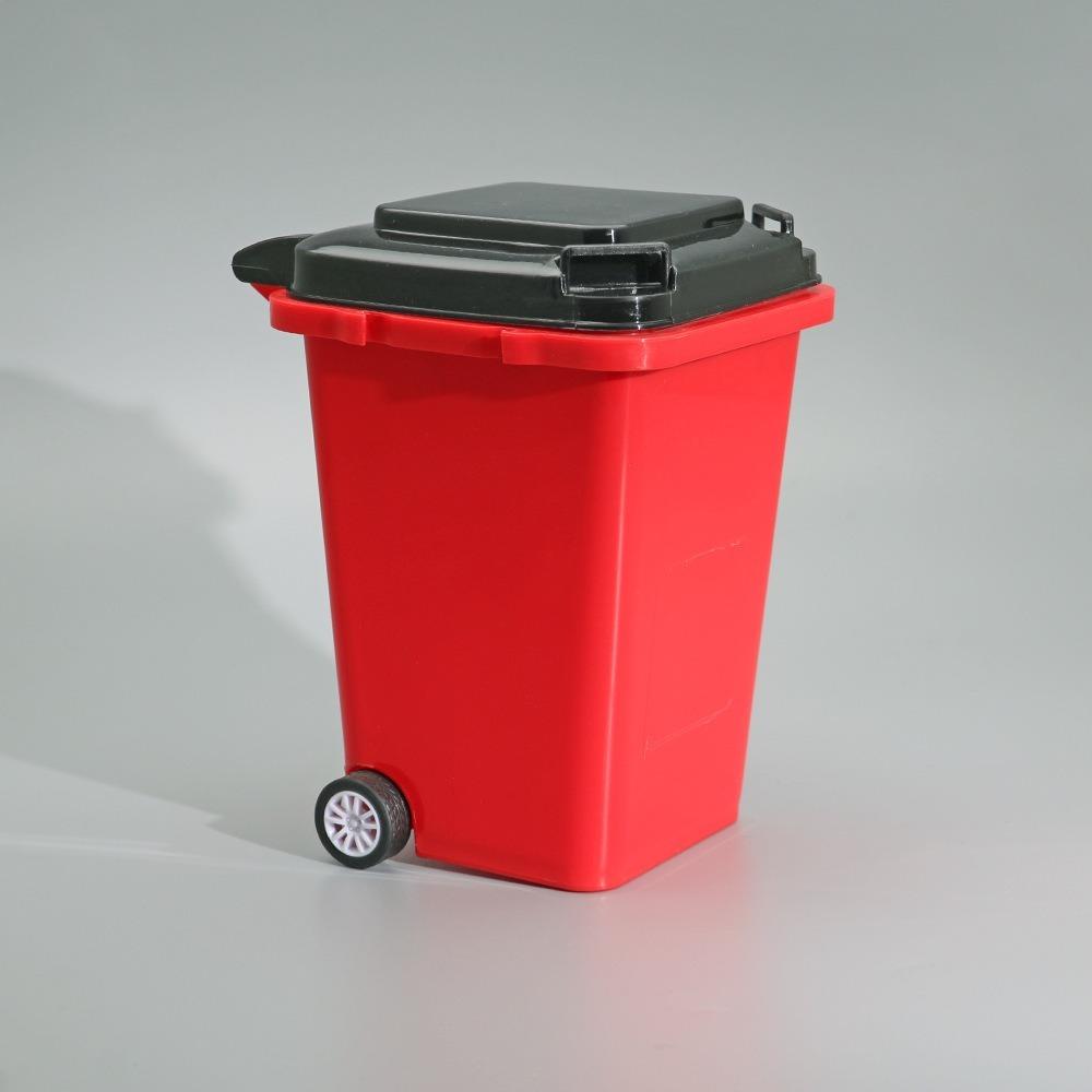 Creative Pen Container Roller Type Office Supplies New Office Desk Trash Bin