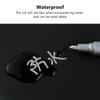 GuangNa 6/12 Pcs Colorful Permanent Paint Marker Waterproof Color Markers Tire Tread Rubber Fabric Paint Metal Paint White Pens