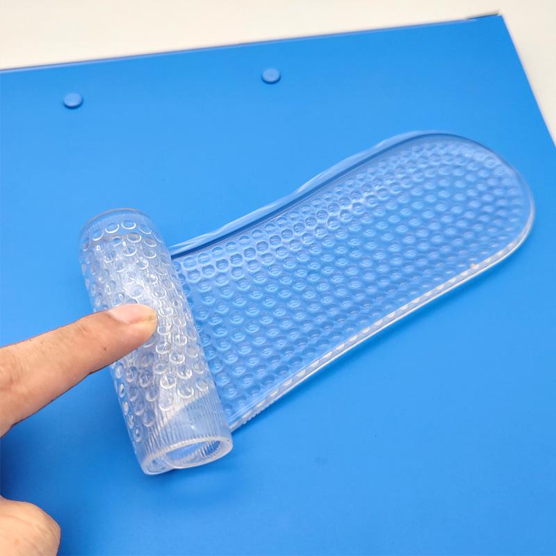 PU Silicone Non-Slip Shock-Absorbing Sports Insoles for Men & Women