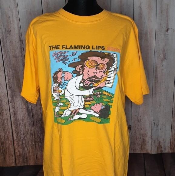 THE FLAMING LIPS 2003 Tour Band Shirt S to 5XL IM0482 Unisex T-Shirt XL