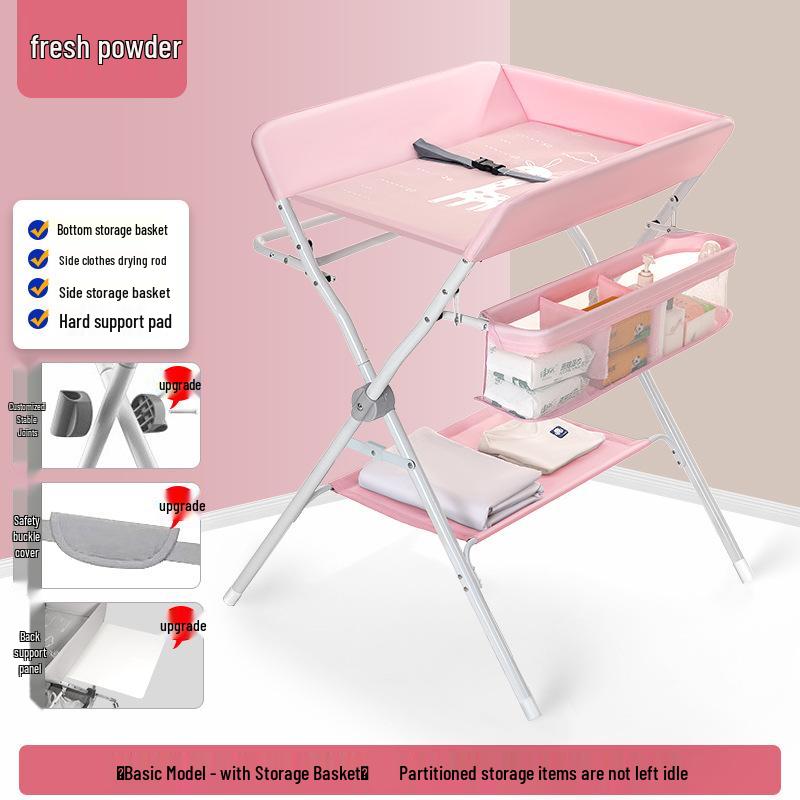 Portable Baby Changing Table: Multifunctional, Foldable & Washable for Diaper Changes and Massages