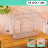 Transparent Bird Cage Easy Interaction Parrot Cage Household Large Space Ornamental Cage Large Villa Bird House Viewing Nest