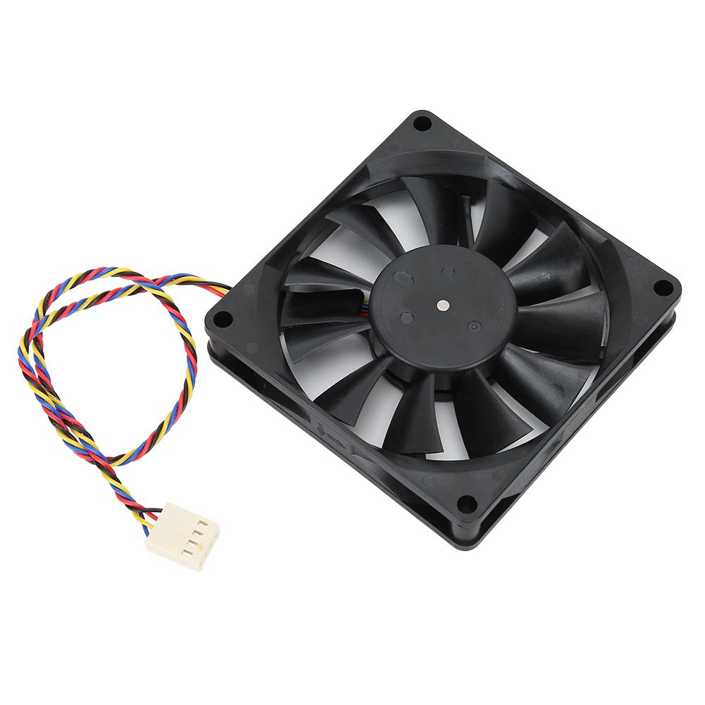 8cm 12V 0.50A 5300rpm Cooling Fan 4 Wires PWM Temperature Control Cooler for Mainframe Box