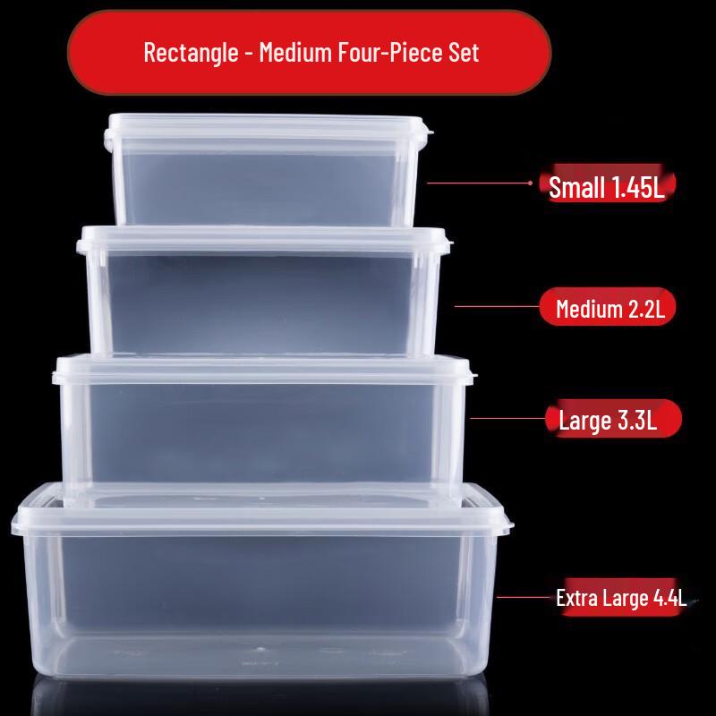 Jiemengzhe Transparent Food Storage Container