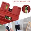 Spirit Level,Magnetic Post Level Tool Folds For Storage,Cross Check Bubble Level Pack Of 2
