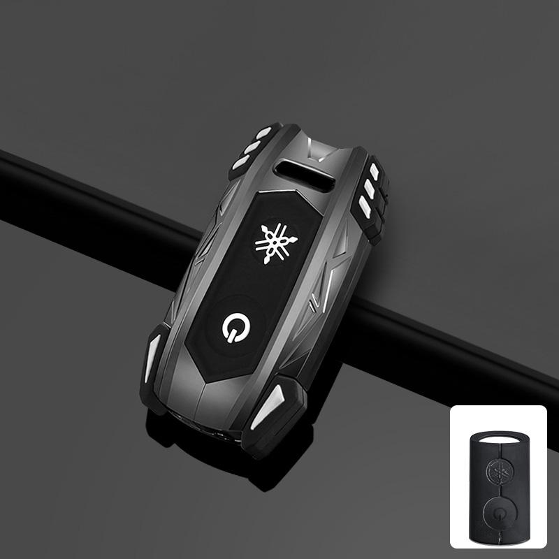 Zinc Alloy Car Remote Key Case Cover Shell for Yamaha Nmax 2021/2022 NVX NVX155 XMAX XMAX300 QBIX AEROX JAUNS 2018 2019
