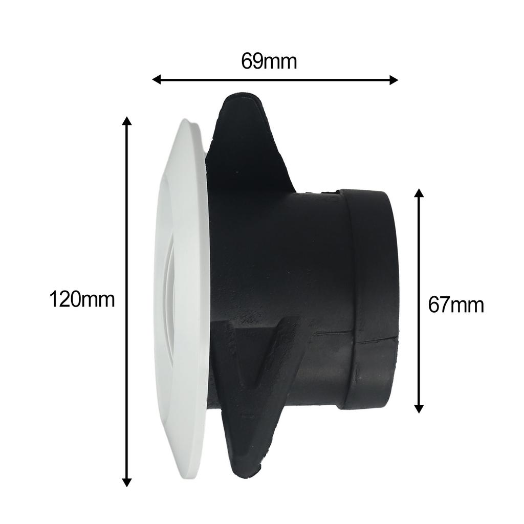 75-200mm Lüftungsgitter rund verstellbar Wand Innenlüftung ABS Lüftungsgitter Lüftungsabdeckung Jalousie Luftauslass Frischhaltesystem