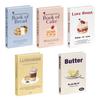 Elegant Paper Simulation Books Set of 5 for Stylish Interiors