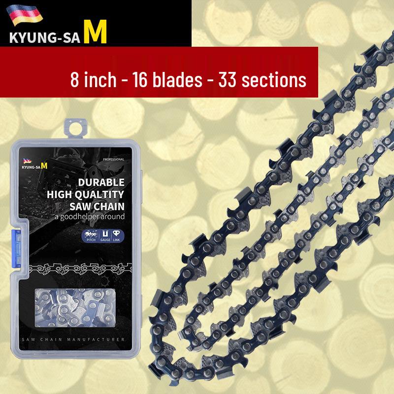 Universal Chainsaw Chain Set: 18" Gasoline, 20" Original, 14" Alloy Blade, 16" Electric Blade.