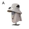 Wide Brim Solar Fan Outdoor Sunscreen Sun Hat With Fan and Mask Hot 2024