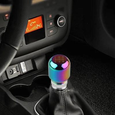 1 Pc Aluminum Alloy Car Shift Lever Knob Manual Transmission 5 Gear Shift Knob