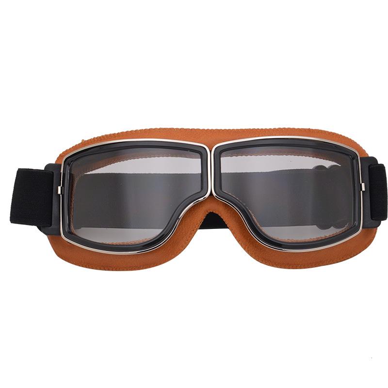 Retro Motorcycle Riding Goggles - Windproof & Dustproof for Off-road & Electric Vehicles