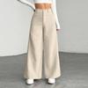 Women's New Wide Leg Pants, Loose Fit Straight Leg Casual Trousers, European Comfortable Everyday Wear