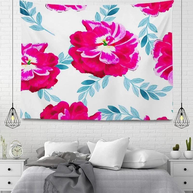 Simple Pattern Plant Decorative Tapestry Home Wall Living Room Office Decorative Tapestry