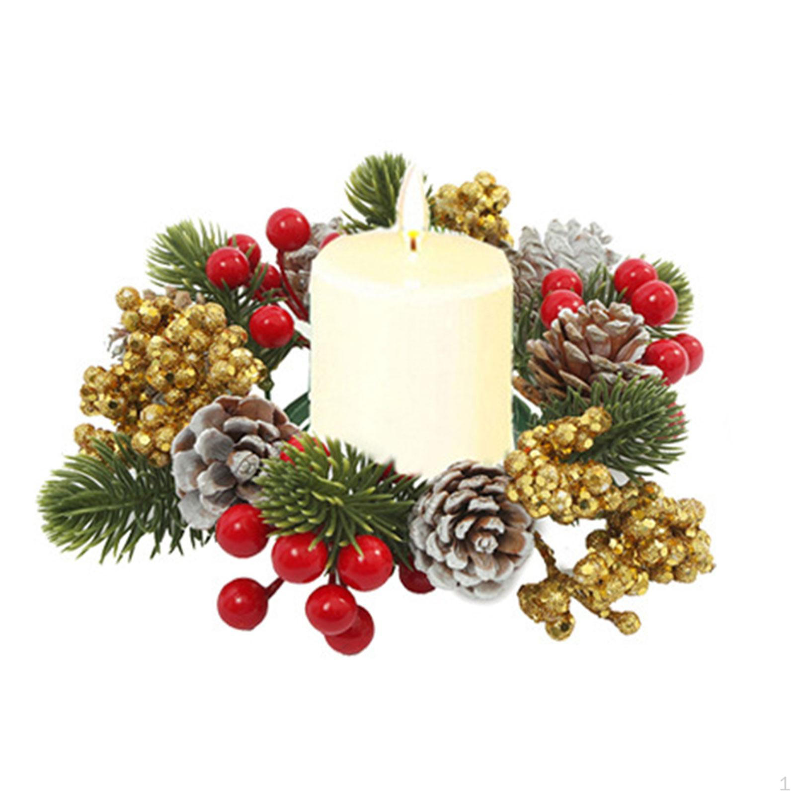 

Свечной венок Искусственная гирлянда для гостиной Свадьба золотой