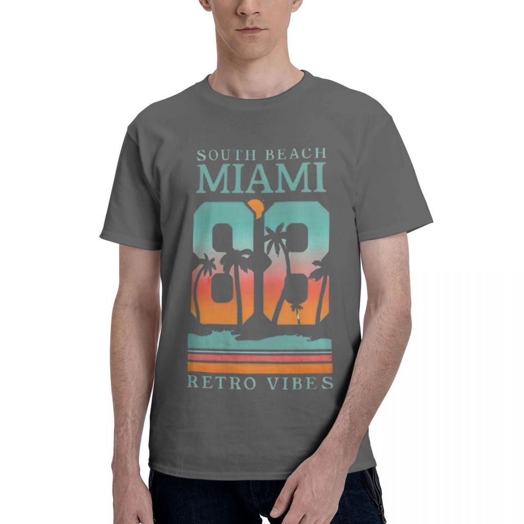 South Beach Miami 100 Cotton Casual Breathable Confortable Men Top New In Tops And TShirts Mens Shirt