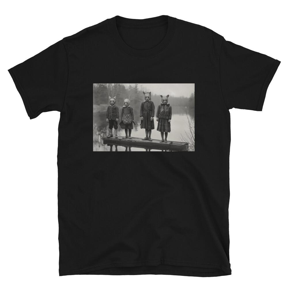 Scary Vintage Strange Kids Unisex T-shirt Halloween XXL