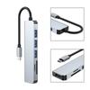 6 in 1 USB-C Typ C HD-Ausgang 4K USB 3.0 HD-Adapter HUB Multifunktions-Dock