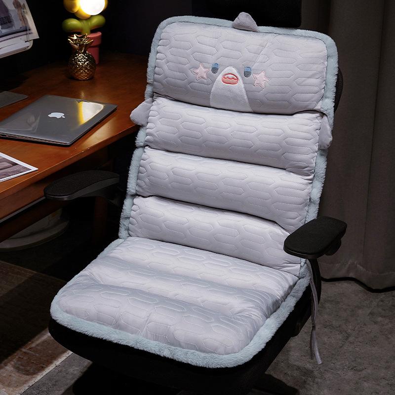 

1 шт. латексная цельная подушка для офиса, летнее сидение, поддержка талии, подушка для стула, сидение в течение длительного времени, отсутствие усталости 90x45cm