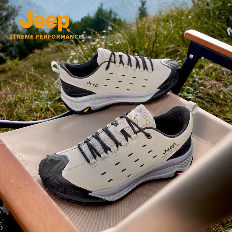 Jeep Men's Shock-Absorbing Breathable Business Casual Hiking Shoes