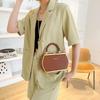 Japanische und koreanische Mode kleine frische PU-Süßigkeitenfarbe Damen kleine Box Tasche 24 Frühling neu Schulter Umhängetasche