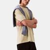 Calvin Klein Minimalist Comfortable Versatile Casual Glossy Logo Short Sleeve T-Shirt Men Tops Beige 4RAB812-NF1