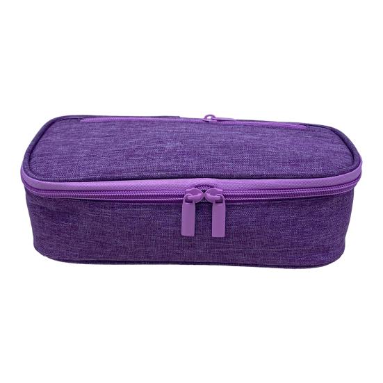 Organized Pen Storage Multi-compartment Pencil Case, Large Capacity Durable Stationery Organizer Functional Classroom Accessory Compact Wear-resistant