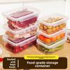 Refrigerator Specific Food Grade Sealed Portable Fresh-keeping Fruit Food Storage Box