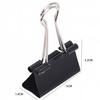 Office Document Clamps Binder Clips Foldback Office Supplies Black Grip Clamps