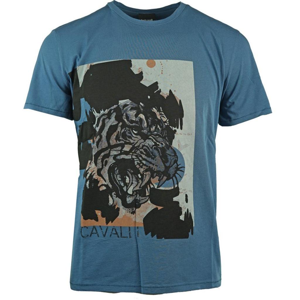 Cavalli Class Unisex Adult Bold Motif T-Shirt