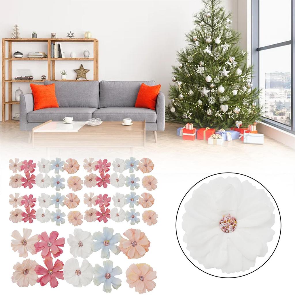 Buntes Weihnachtsbaum Partydekor 10er Pack Weihnachtsblumenkugeln