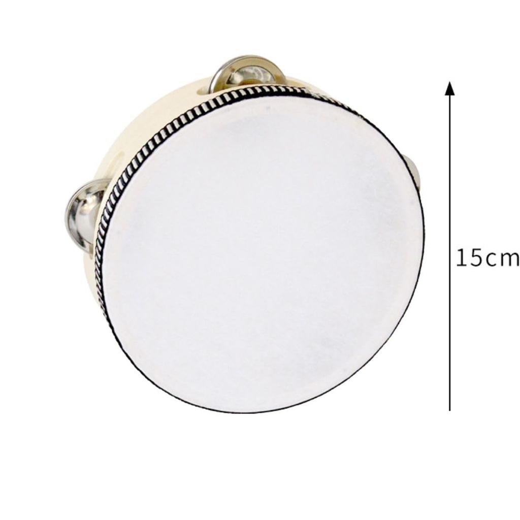Cobalt Planet Percussion Instrument and Jingle Perfect for Music and 5-Piece Set Tambourine, Castanets, Handbells, Triangle, Bells. Beginners,